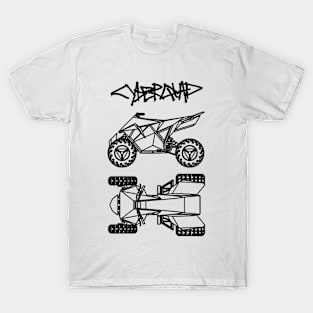 Cybertruck ATV CyberQuad Blueprint T-Shirt